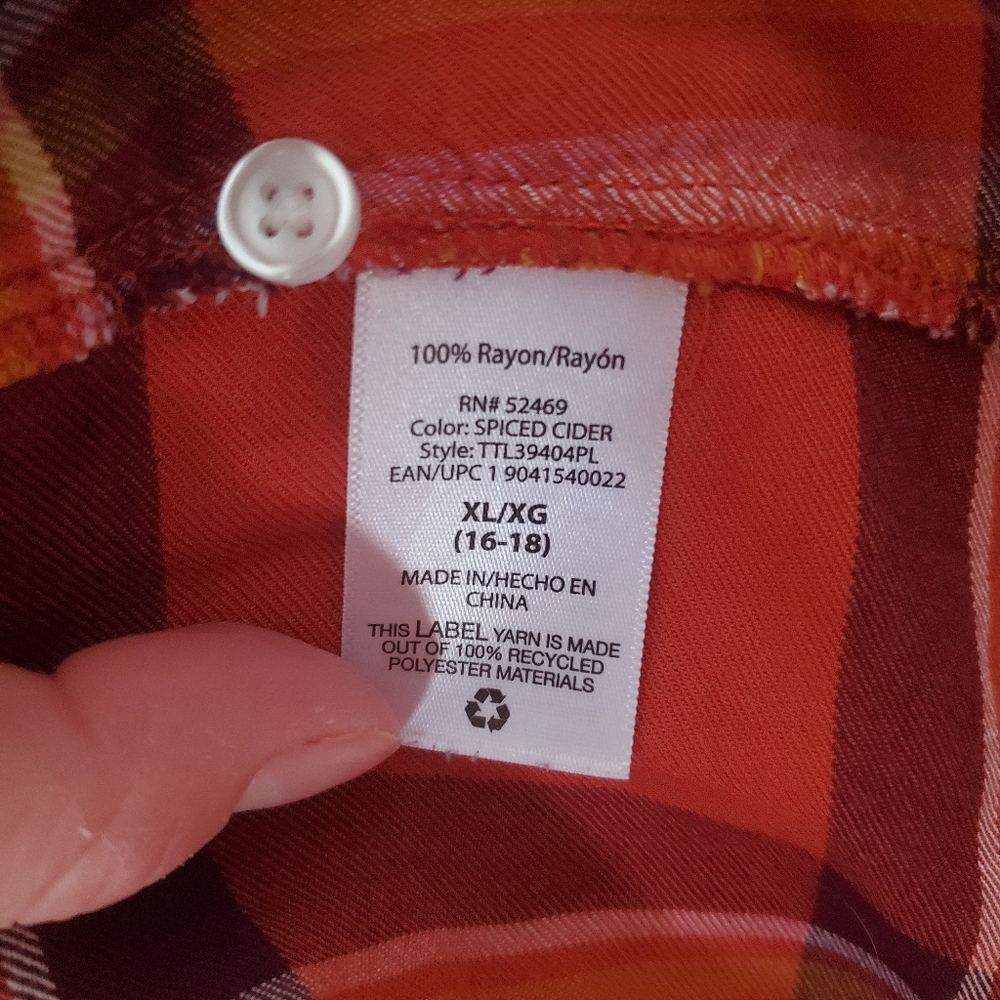 Time and Tru Sleeveless Top, Sz XL - Picture 7 of 7